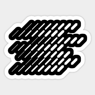 lines pattern Sticker